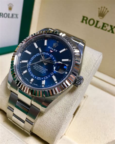 rolex 326934 blue dial|rolex sky dweller retail price.